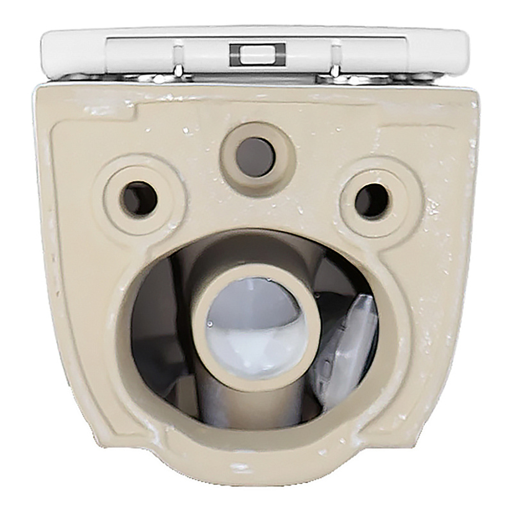 Унитаз подвесной Azario RIANO 350х490х350 безободковый, слив "Скрытое Торнадо", с быстросъемным сиденьем микролифт (AZ-2808E)