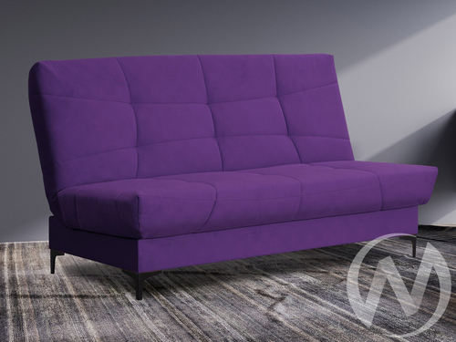 Диван прямой Ривьера (БД) 2022 Карат 16 (сиреневый однотон)