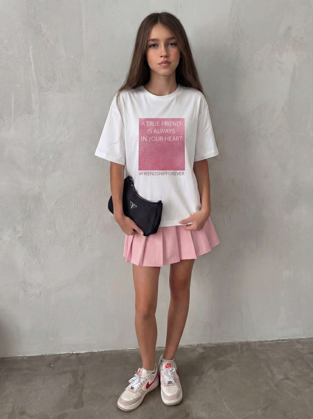 Футболка для девочки true friend