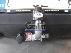 Фаркоп оцинкованный Galia A038C для Audi A3 2003-2008: хетчбек 3 двери, VW Golf V, VI, Plus хетчбек 3/5 дверей 2003-2008, 2008-2013 (2WD только)(паспорт и сертификат в комплекте)(без электрики)