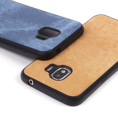 Чехол текстильный для Samsung Galaxy J2 (2018), 010817 Бежевый