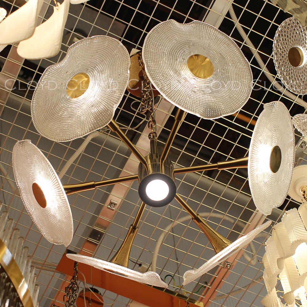 Люстра Cloyd GRAMMY C7 / Ø65 см - золото (арт.10667)