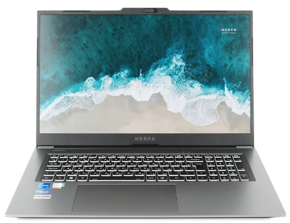 Ноутбук  Nerpa Caspica I552-17 17.3 ", Core i5, 64 Гб RAM, 1 Тб SSD, Iris Xe Graphics, Серый