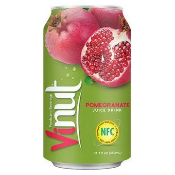 Напиток сокосодержащий безалкогольный Vinut Pomegranate со вкусом граната, 330 мл (Вьетнам)