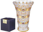 Ваза для цветов "Lefard Gold Glass" 17*25см