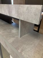 Секция центральная Инстайл ЦС-02 бетон/белый