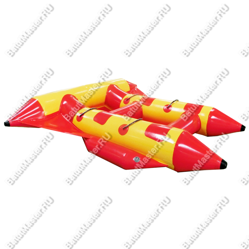 Двойной водный банан, "Красный" мест для посадки 4, без усиления