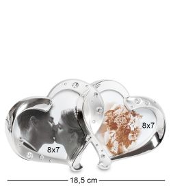 Bellezza Casa CHK-014 Фоторамка «Влюбленные сердца» (на 2 фото: 8х7)