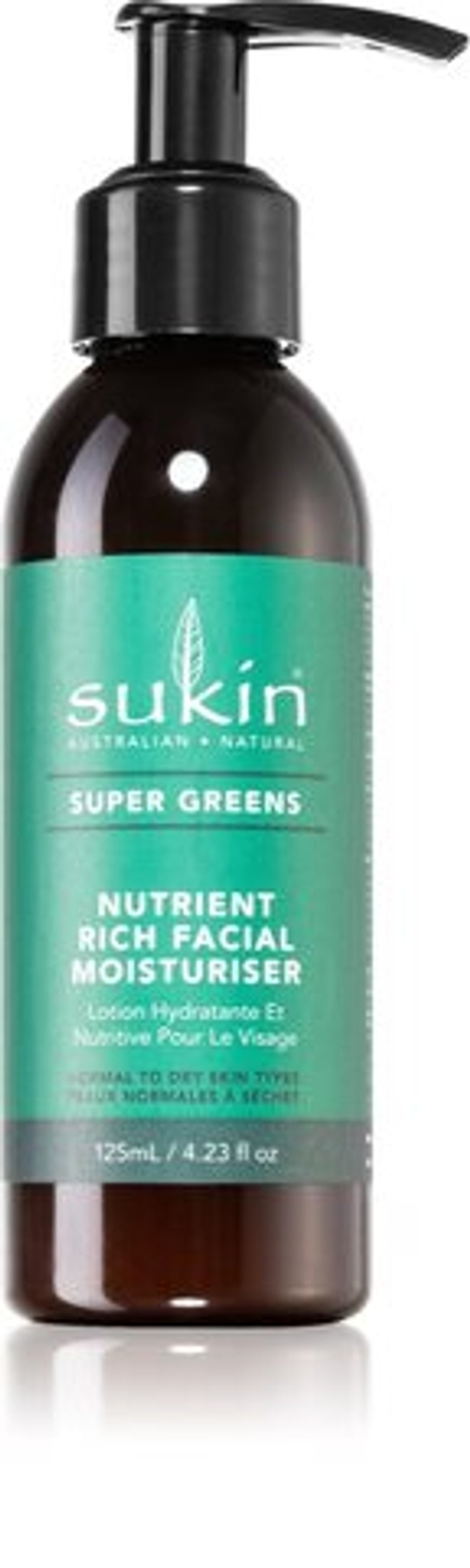 Sukin Super Greens - легкий увлажняющий крем с питательным эффектом /   125  ml  / GTIN 9327693004513