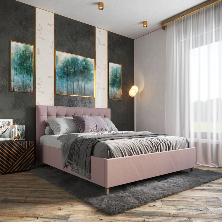 Двуспальная кровать с настилом Прайм, 160х200