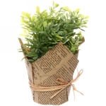 Цветы искусственные в горшочке «Листья « h 17см