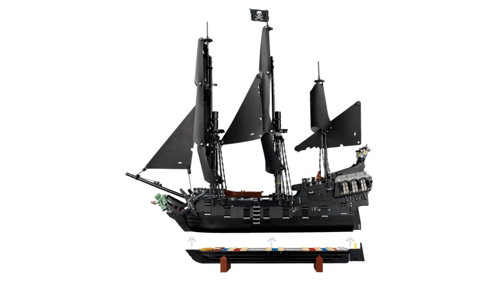 Конструктор LEGO Icons 10365 Пиратский корабль капитана Джека Воробья