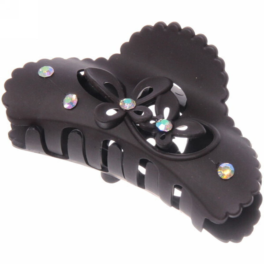 Заколка-краб для волос на блистере «Caiista Collection - Ruta», микс 6 цветов, 8,5см