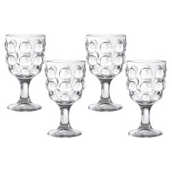 НАБОР БОКАЛОВ "BUBBLES" 4 ШТ./280 МЛ