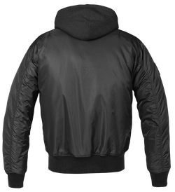 Brandit MA1 SWEAT HOODED JACKET black