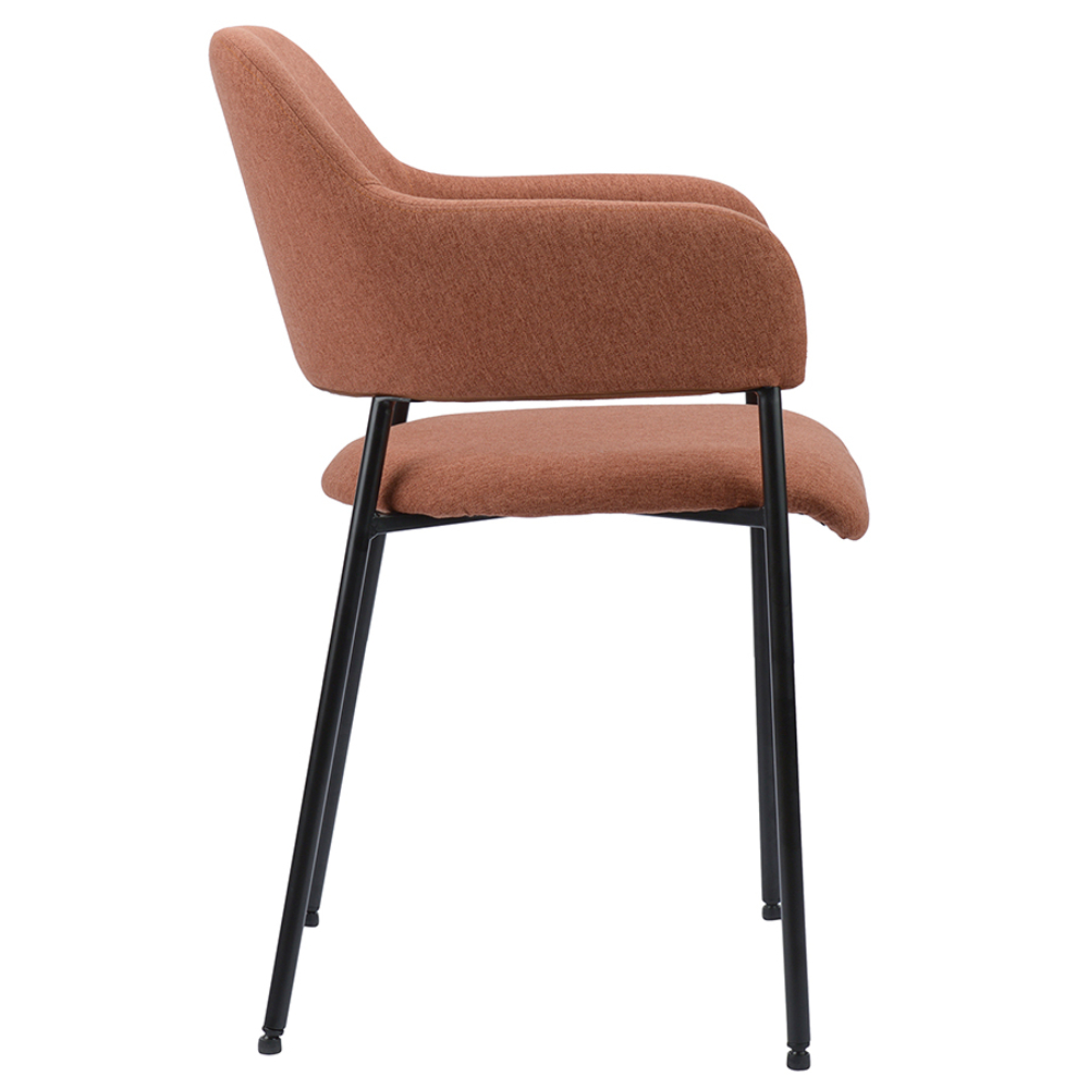 Стул Bergenson Bjorn Wendy, рогожка, терракота