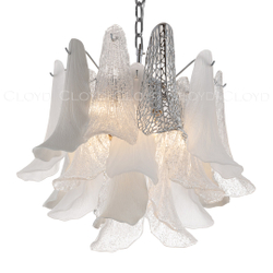 Люстра Cloyd WASABI C7 / Ø50 см - керамика - хром (арт.11448)