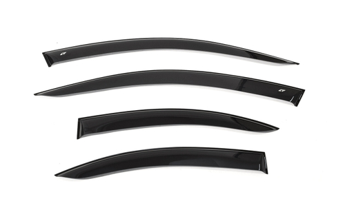Дефлекторы боковых окон Cobra Tuning на Nissan Almera classic (N17) 2006/Аlmera 2 седан (N16) 2000-2006 широкие арт.NE10106
