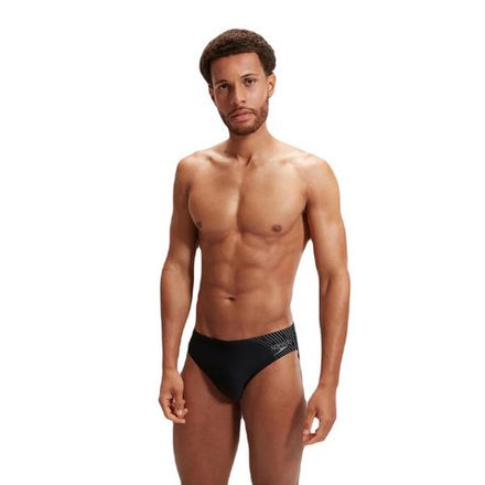 Плавки SPEEDO ECO Medley Logo 7cm brief, 8-0973916907, р.30 (рос.46), полиэст, нейлон, эласт, черный
