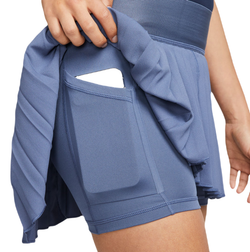 Теннисная юбка Nike Court Dri-Fit Advantage Pleated Tennis Skirt - diffused blue/white