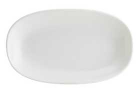 Блюдо овальное 240*140 мм. белый Ирис /1/12/