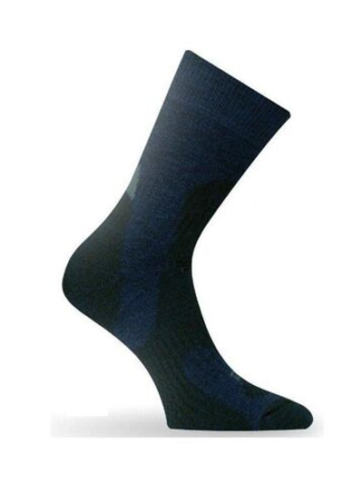 Носки Lasting TRP 698 wool+polyamide зеленый с черными вставками L (42-45)