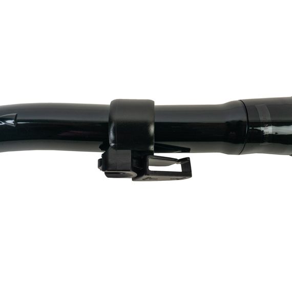 Трубка Scorpena K4 c двумя клапанами прямая черная