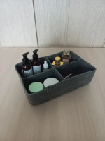 Органайзер для косметики плетеный