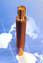 TET01054 Наконечник сварочный Ø1,0/М6х45мм CuCrZr