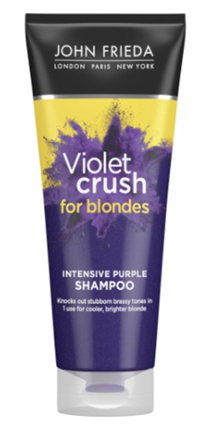 John Frieda VIOLET CRUSH Интенсивный шампунь с фиолетовым пигментом для нейтрализации желтизны светлых волос 250 мл