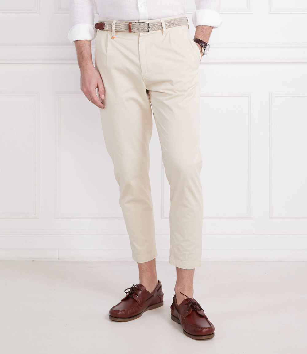 штаны schino-shyne BOSS ORANGE - бежевый(50489106)