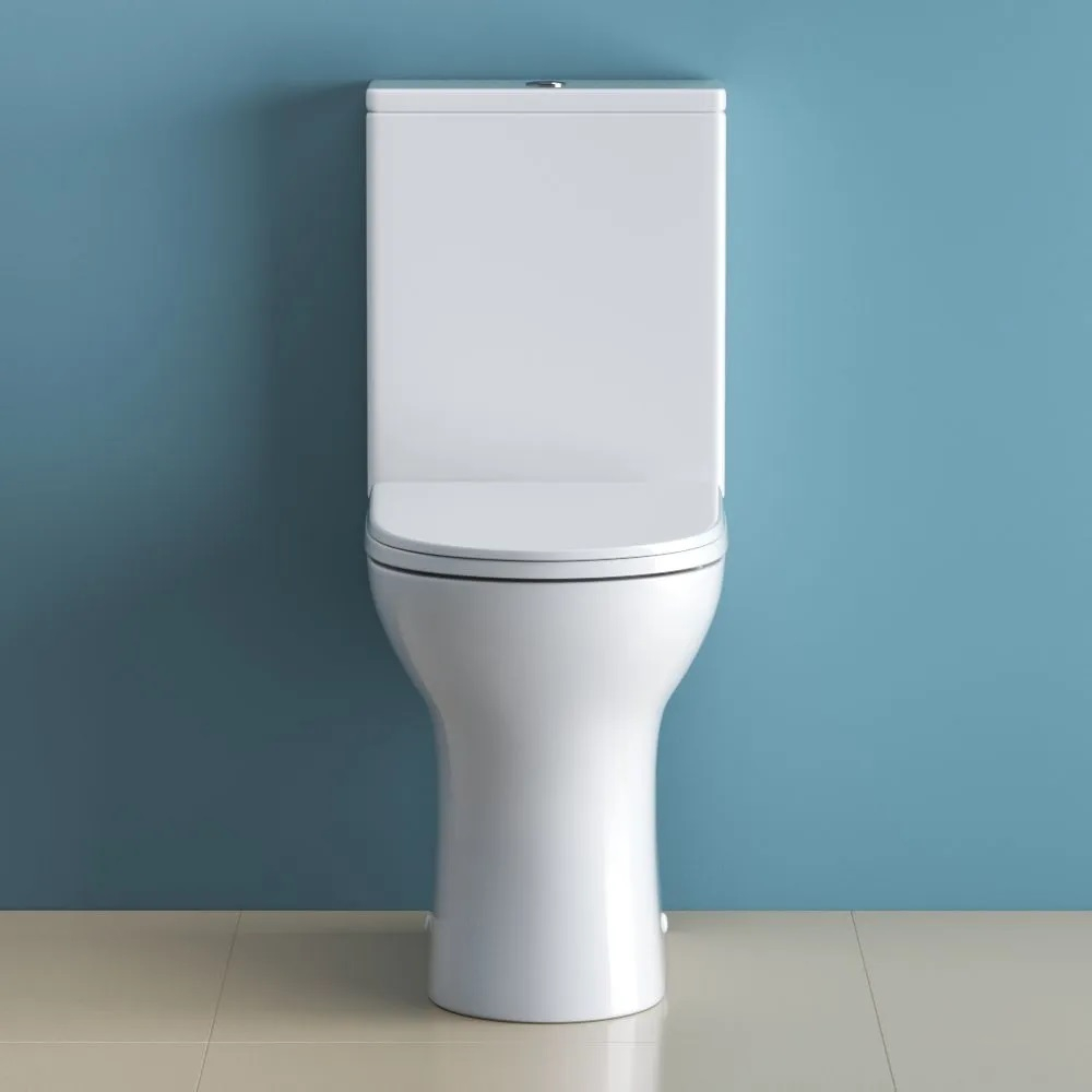 Унитаз-компакт безободковый с сиденьем BelBagno LOUNGE BB045CPR/SC + BB045/051T