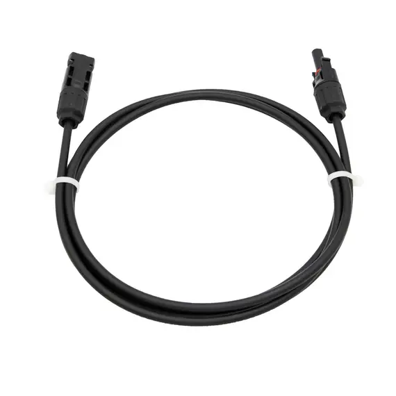 Удлинитель для солнечных электростанций 4 метра 4 кв.мм черный