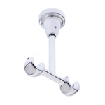 Кронштейн потолочный двойной d16/16 мм, цвет хром