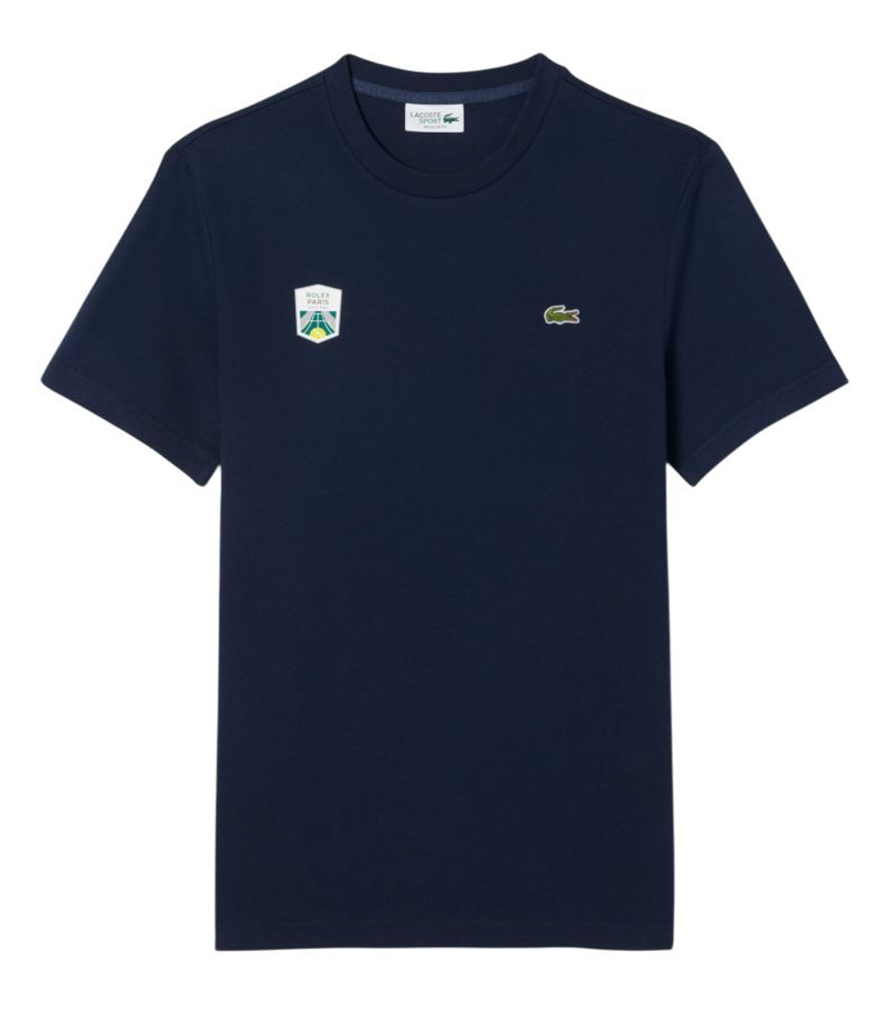 Мужская теннисная футболка Lacoste Rolex Paris Masters Edition - navy blue