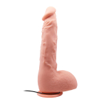 Телесный вибратор-реалистик с пультом 24см Baile Bonny BW-008041ZSY