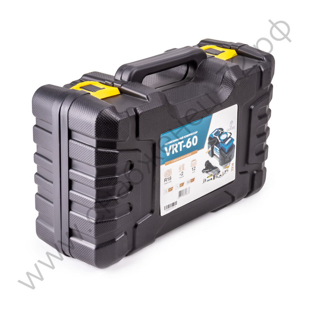 Автомобильный компрессор VRT-60 с набором аксессуаров