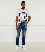 Футболка Hexagon Philipp Plein - белый(MTK7795 PJY002N)