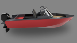 Алюминиевая лодка Berkut M Fisher