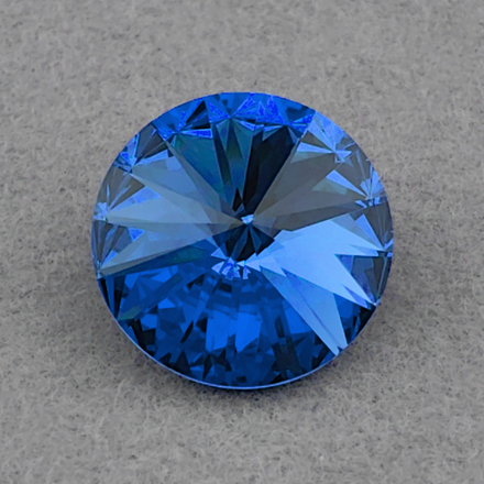 Риволи Swarovski 1122, цвет Сапфир (Sapphire F)