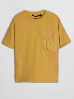 Футболка горчичного цвета для мальчика