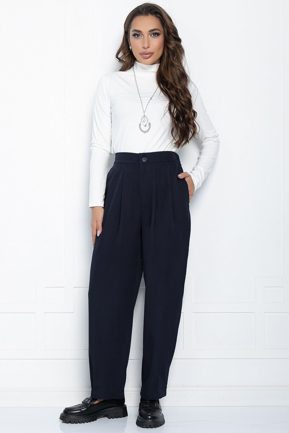 Брюки Свобода действий (темно-синие) Б11144 LT Collection