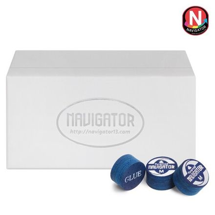 Наклейка для кия Navigator Pyramid Blue ø13мм Ultra Medium 1шт.