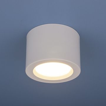 Накладной потолочный LED светильник DLR026 6W 4200K белый матовый Elektrostandard