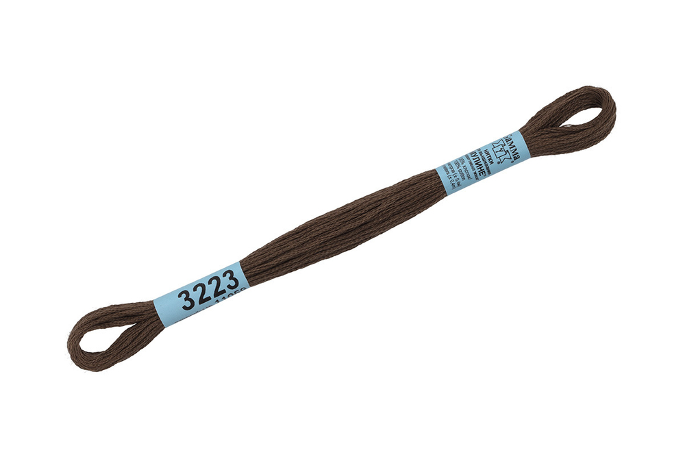 Мулине  "Gamma", 100% хлопок, 8 м,  №3223