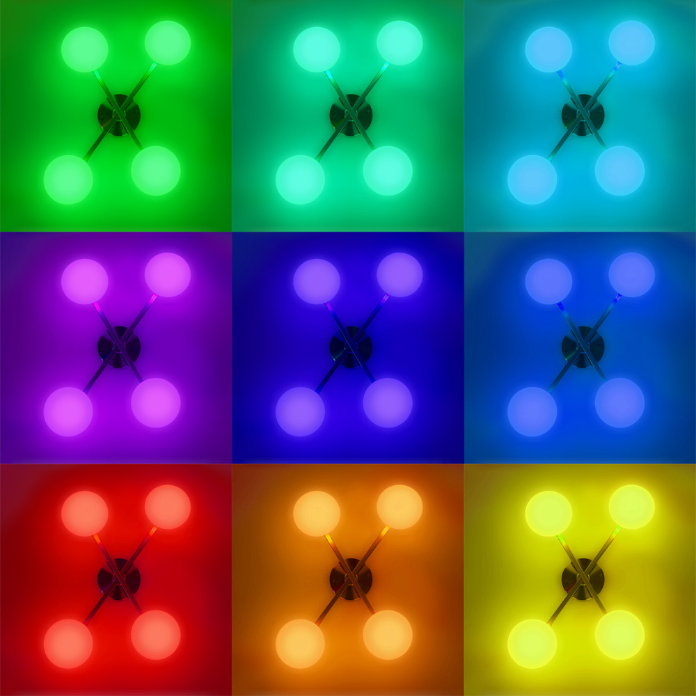 Потолочная светодиодная люстра Citilux ATMAN SMART CL226A141 LED RGB