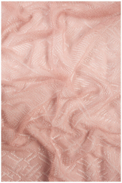 Оренбургский пуховый платок-паутинка А160-06 магнолия