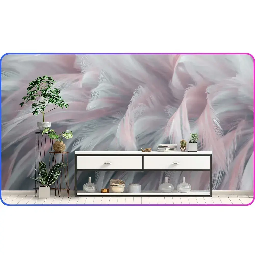 Фотообои Luxury Walls AM00605 "Перья" 500х270