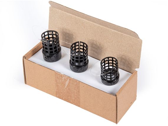 Набор металлических фидерных кормушек FC M1 ДЮЗА (50г 70г 90г) 3шт. (коробочная версия)