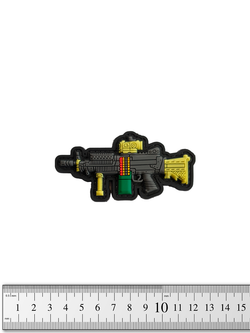 Шеврон M249 малый PVC